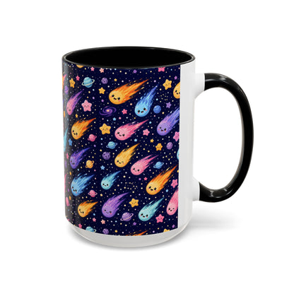 Accent Coffee Mug  (11/15 oz) - Cosmic Comet