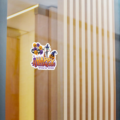Halloween Kiss-Cut Vinyl Decals – Happy halloween trick or treat - [[{"value":"Wonderwear Kid"}]]