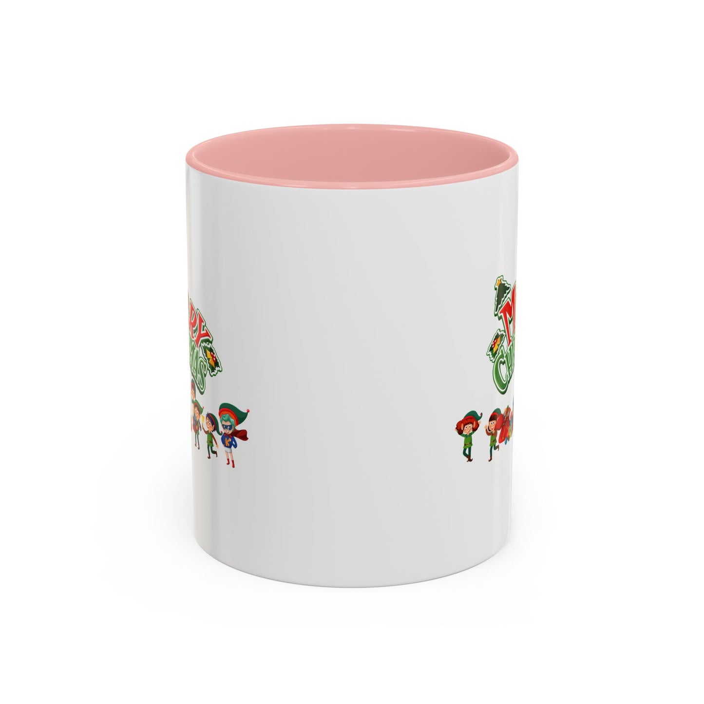 Accent Coffee Mug - Merry christmas from super friends