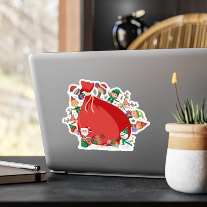 Christmas Kiss-Cut Vinyl Decals – Super kiddo and big gift - [[{"value":"Wonderwear Kid"}]]