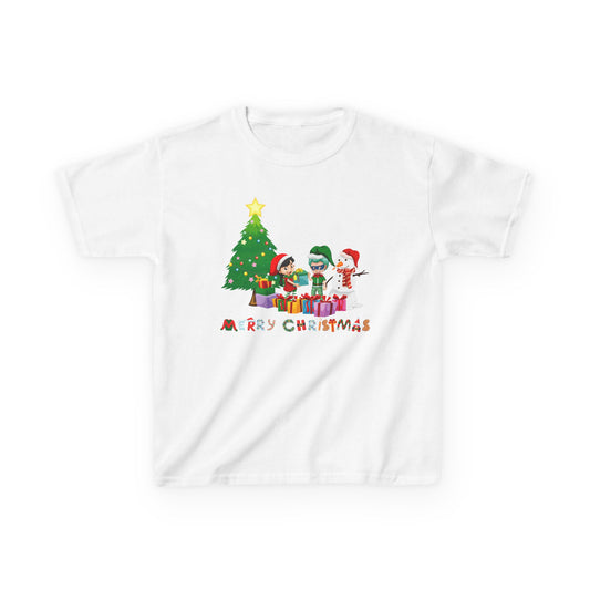 Kids Heavy Cotton™ Tee - Super kiddo preparing gifts - [[{"value":"Wonderwear Kid"}]]