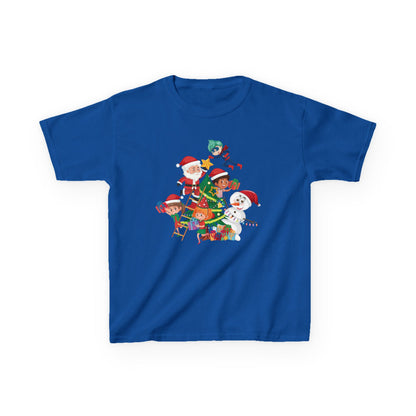 Kids Heavy Cotton™ Tee - Super kiddo making christmas tree - [[{"value":"Wonderwear Kid"}]]