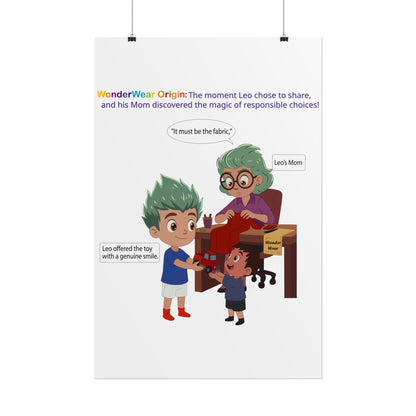 Rolled Posters - WonderWear Origin - [[{"value":"Wonderwear Kid"}]]
