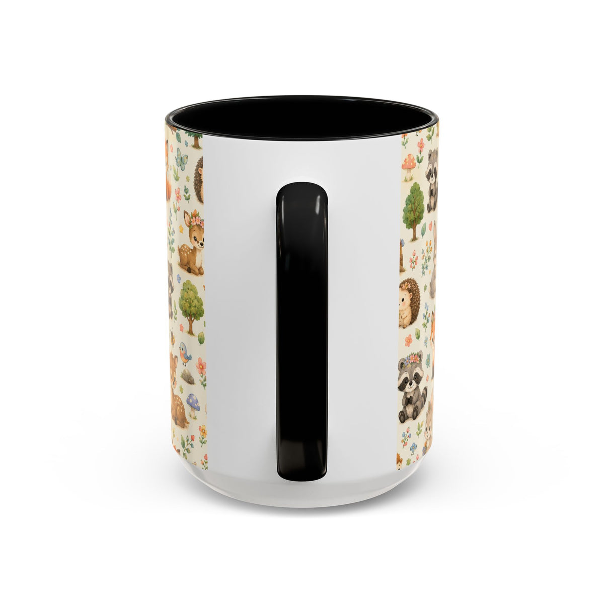 Accent Coffee Mug  (11/15 oz) - Whimsical Woodland Friends