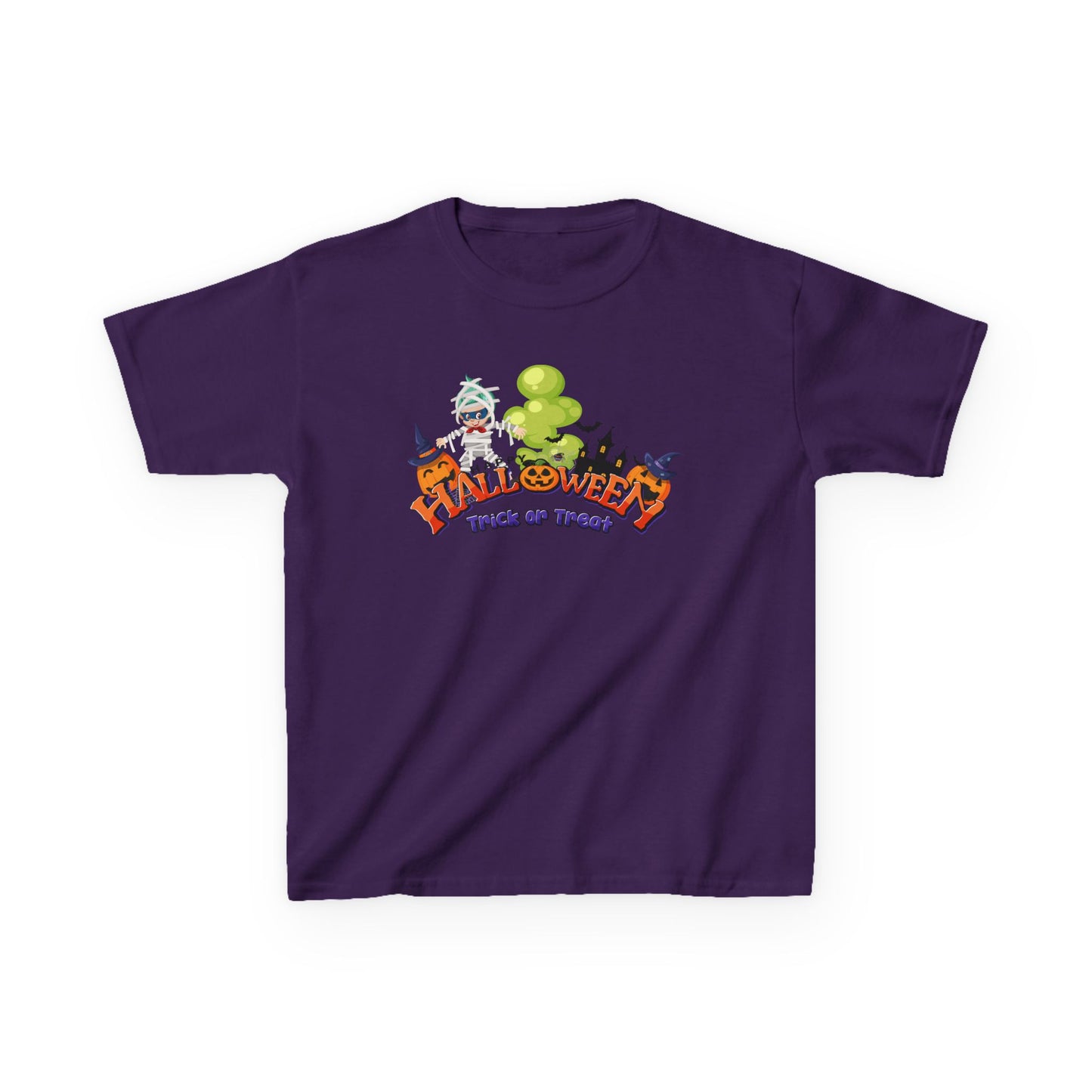 Kids Heavy Cotton™ Tee - Trick or Treat - [[{"value":"Wonderwear Kid"}]]