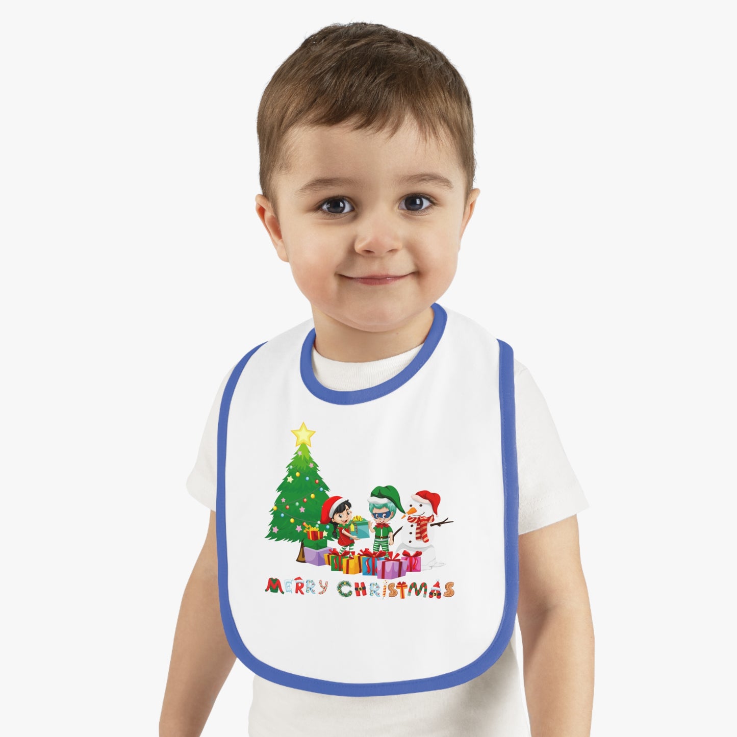 Baby Bib - Super kiddo preparing gifts