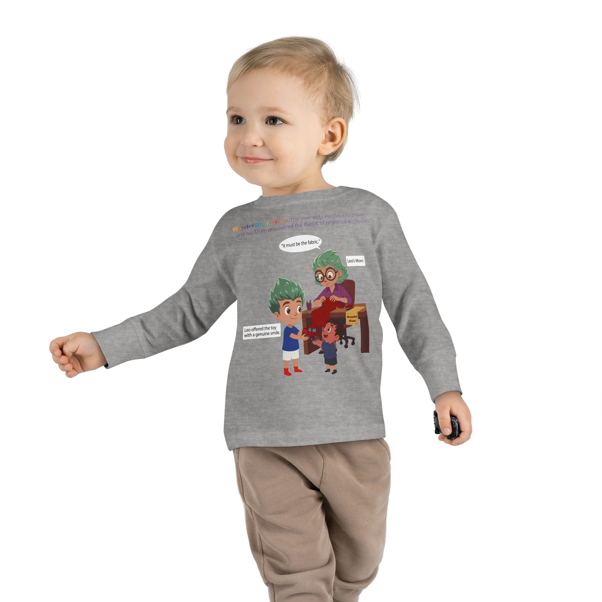 Toddler Long Sleeve Tee - WonderWear Origin - [[{"value":"Wonderwear Kid"}]]