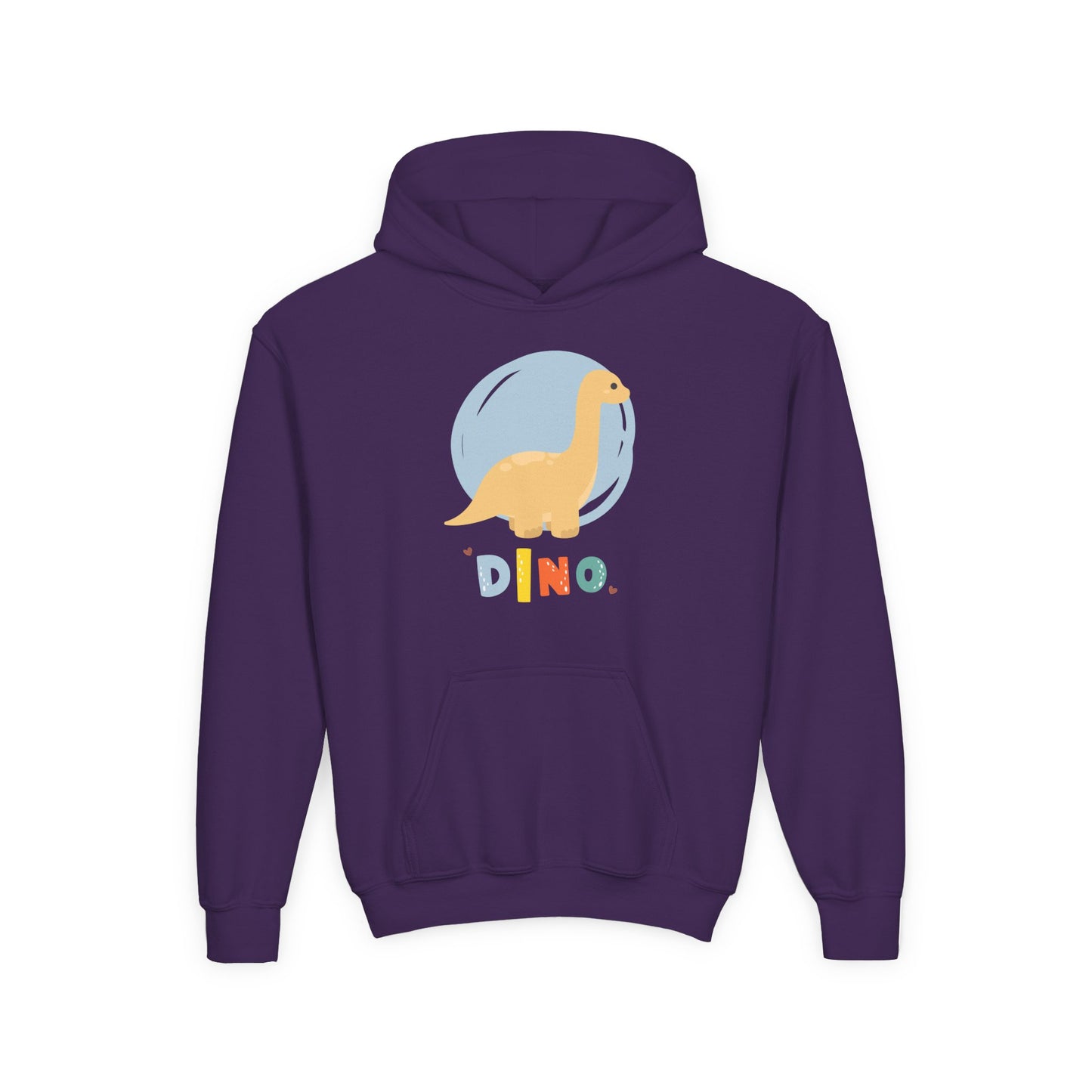 Youth Heavy Blend Hooded Sweatshirt - Dino Embrace