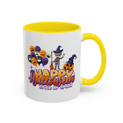Accent Coffee Mug - Happy halloween trick or treat - [[{"value":"Wonderwear Kid"}]]
