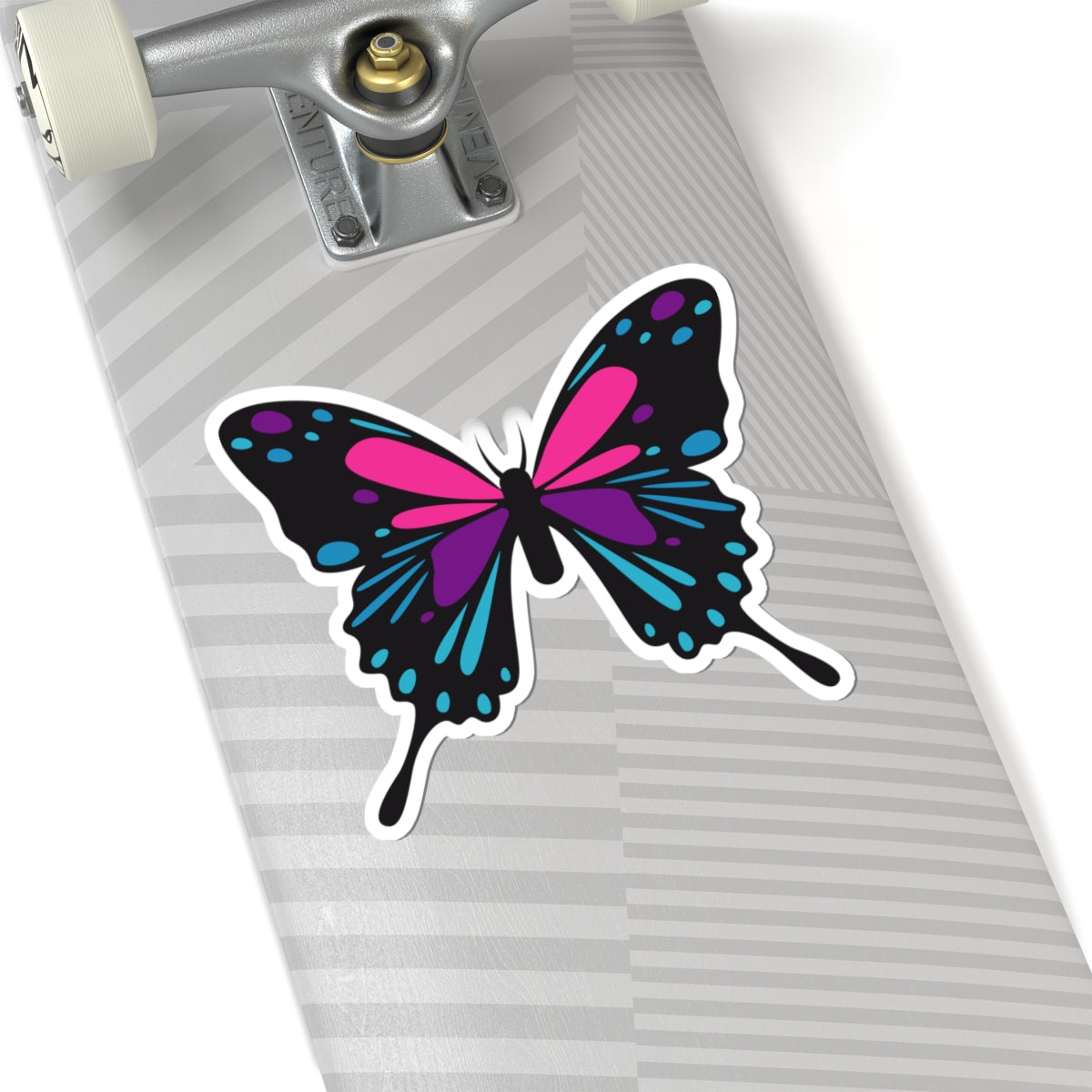 Kiss-Cut Stickers - Purple butterfly