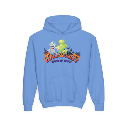 Youth Heavy Blend Hooded Sweatshirt - Trick or Treat - [[{"value":"Wonderwear Kid"}]]