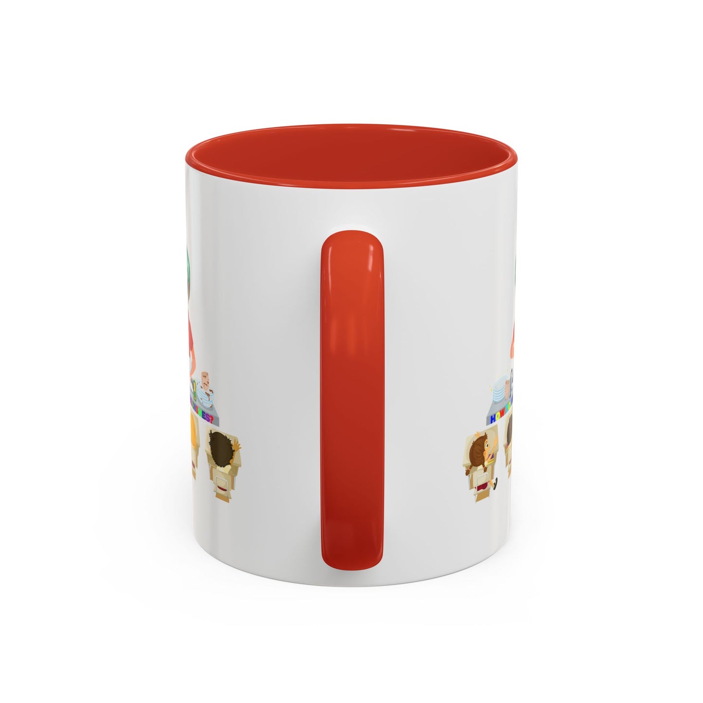 Accent Coffee Mug - Little kiddo teaching to wash dishes