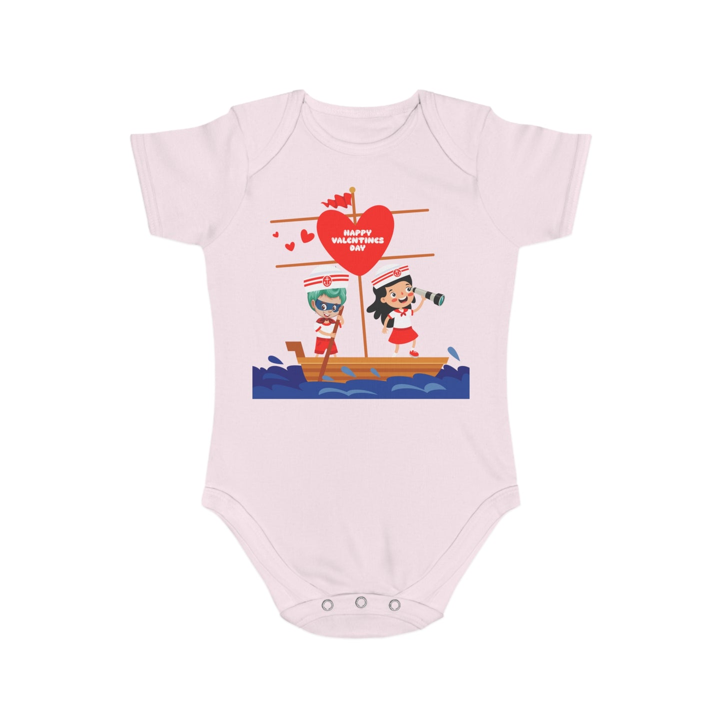 Infant Fine Jersey Bodysuit - Valentines -  Love sailing - [[{"value":"Wonderwear Kid"}]]