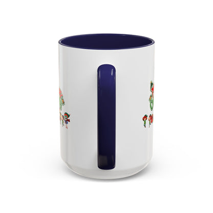 Accent Coffee Mug - Merry christmas from super friends - [[{"value":"Wonderwear Kid"}]]