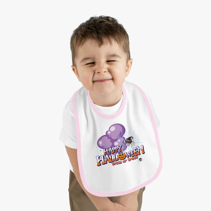 Baby Bib - Happy holloween - spider kiddo - [[{"value":"Wonderwear Kid"}]]