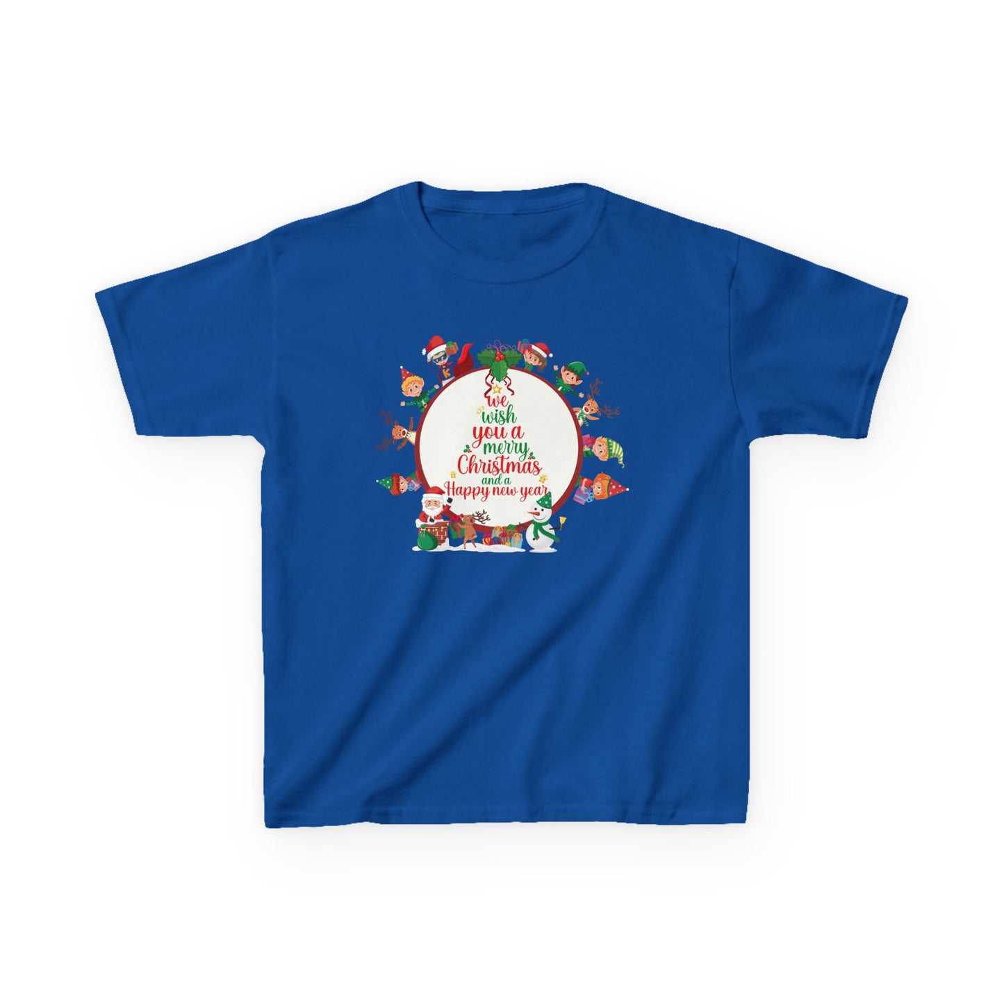 Kids Heavy Cotton™ Tee - We wish you a merry christmas - [[{"value":"Wonderwear Kid"}]]