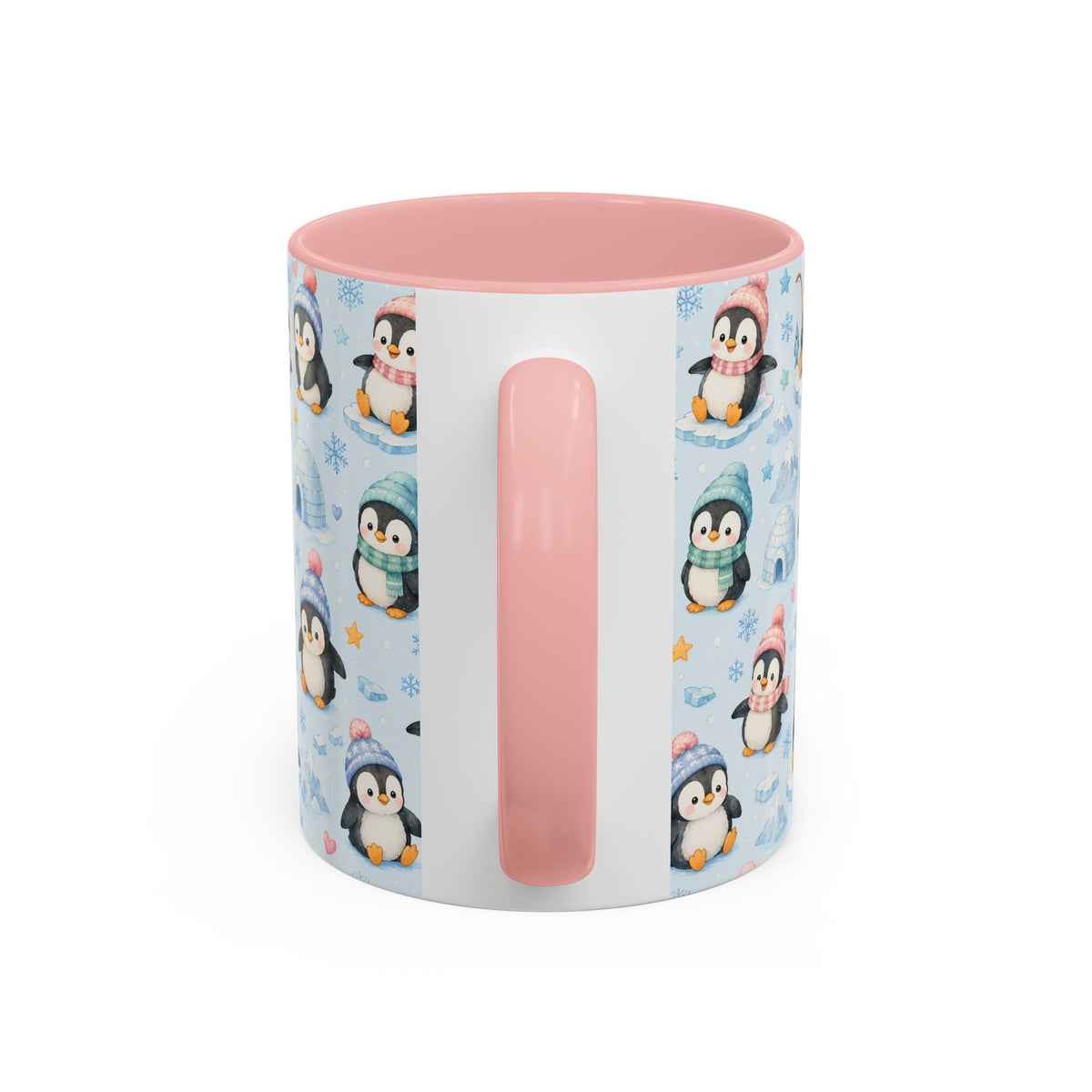 Accent Coffee Mug  (11/15 oz) - Penguin Winter Wonderland