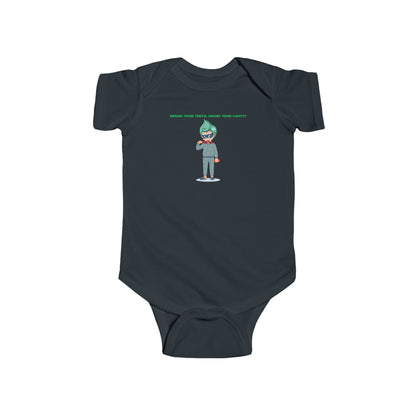 Infant Bodysuit - Super kiddo brushing teeth - [[{"value":"Wonderwear Kid"}]]