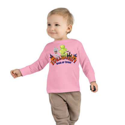 Toddler Long Sleeve Tee - Trick or Treat - [[{"value":"Wonderwear Kid"}]]