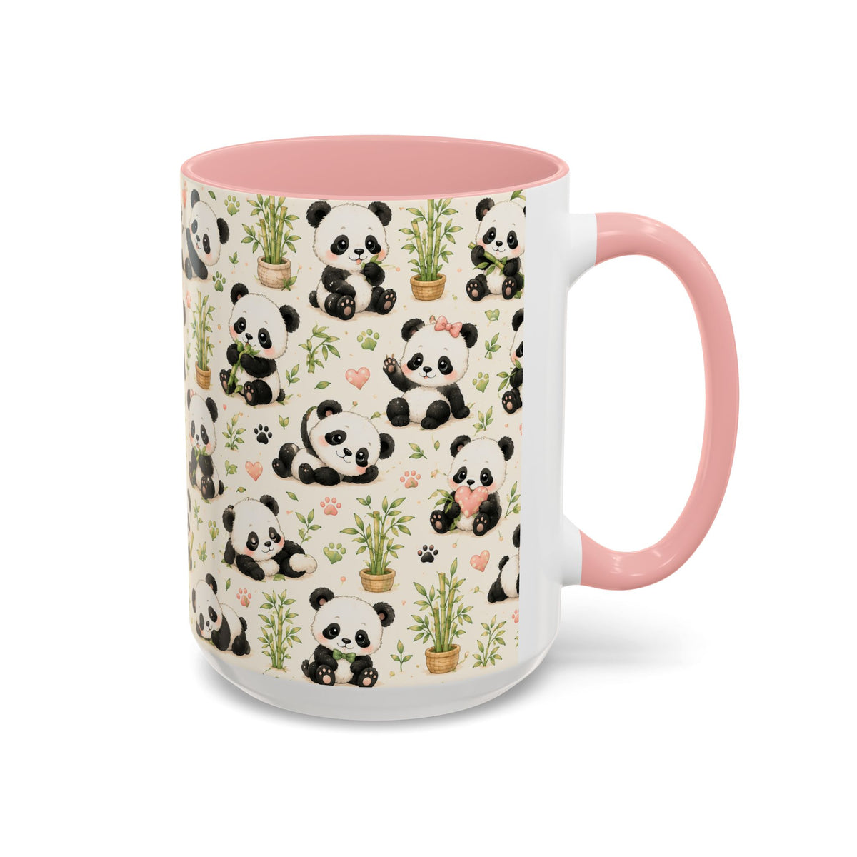 Accent Coffee Mug  (11/15 oz) - baby pandas