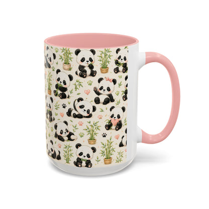 Accent Coffee Mug  (11/15 oz) - baby pandas