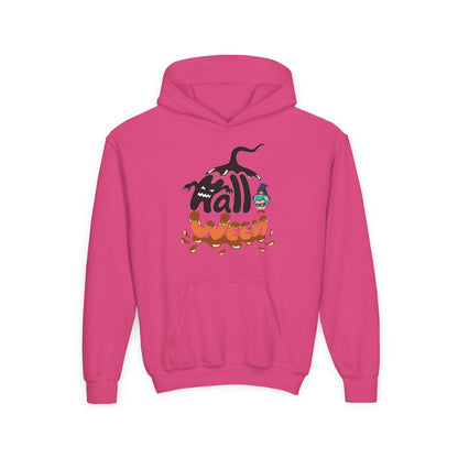 Youth Heavy Blend Hooded Sweatshirt - Holloween Printify