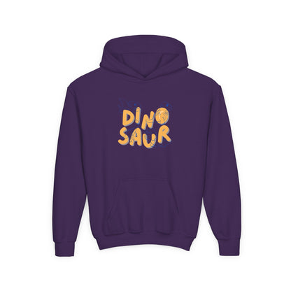 Youth Heavy Blend Hooded Sweatshirt -  Dino-saur Printify