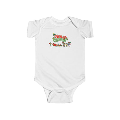 Infant Bodysuit - Merry christmas from super friends - [[{"value":"Wonderwear Kid"}]]