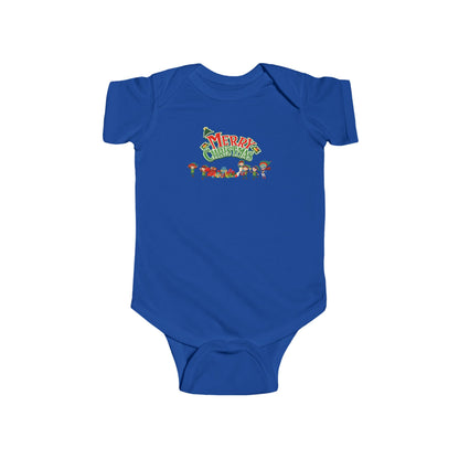 Infant Bodysuit - Merry christmas from super friends - [[{"value":"Wonderwear Kid"}]]