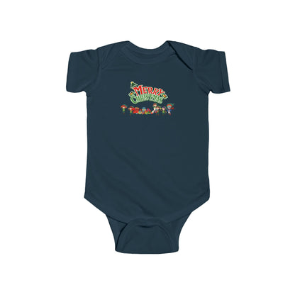 Infant Bodysuit - Merry christmas from super friends - [[{"value":"Wonderwear Kid"}]]