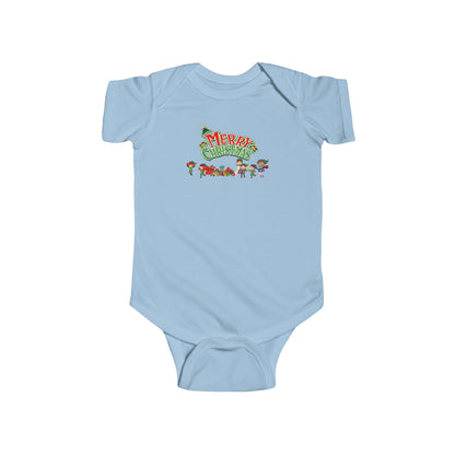 Infant Bodysuit - Merry christmas from super friends - [[{"value":"Wonderwear Kid"}]]