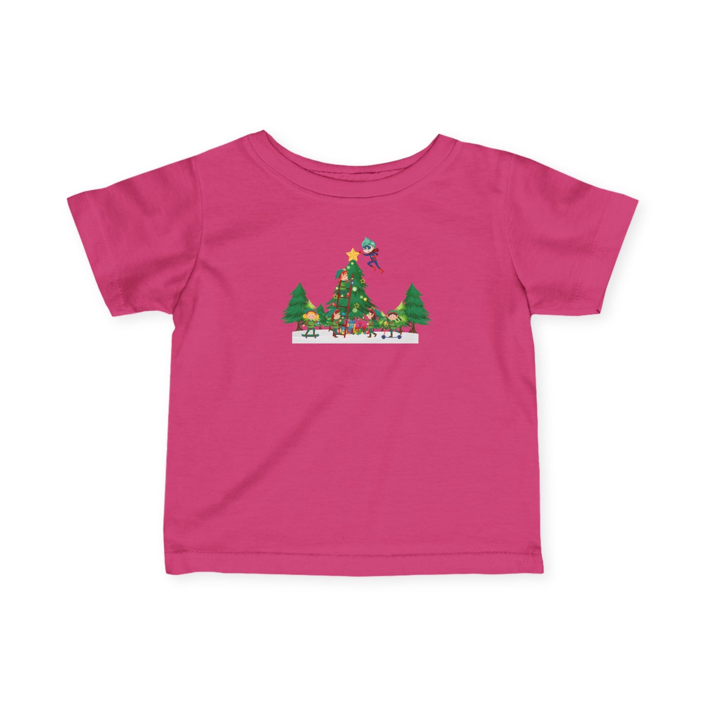 Infant Fine Jersey Tee - Super kiddo putting the stars - [[{"value":"Wonderwear Kid"}]]