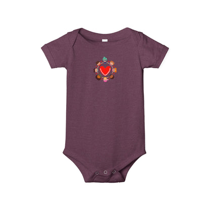 Infant Jersey One Piece - Valentines - We love you - [[{"value":"Wonderwear Kid"}]]