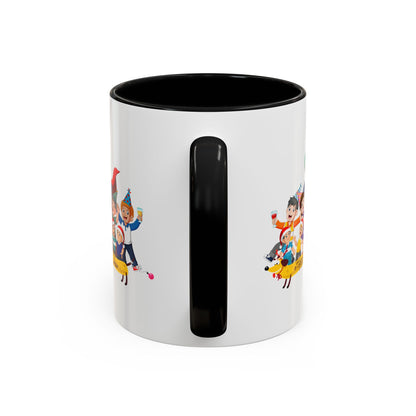 Accent Coffee Mug - Happy new year with friends - [[{"value":"Wonderwear Kid"}]]