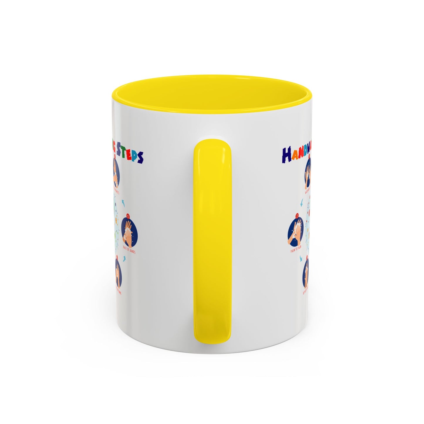 Accent Coffee Mug - Super kiddo how to wash hand properly
