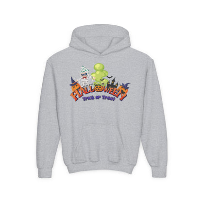 Youth Heavy Blend Hooded Sweatshirt - Trick or Treat - [[{"value":"Wonderwear Kid"}]]