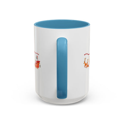 Accent Coffee Mug - Santa kiddo - [[{"value":"Wonderwear Kid"}]]