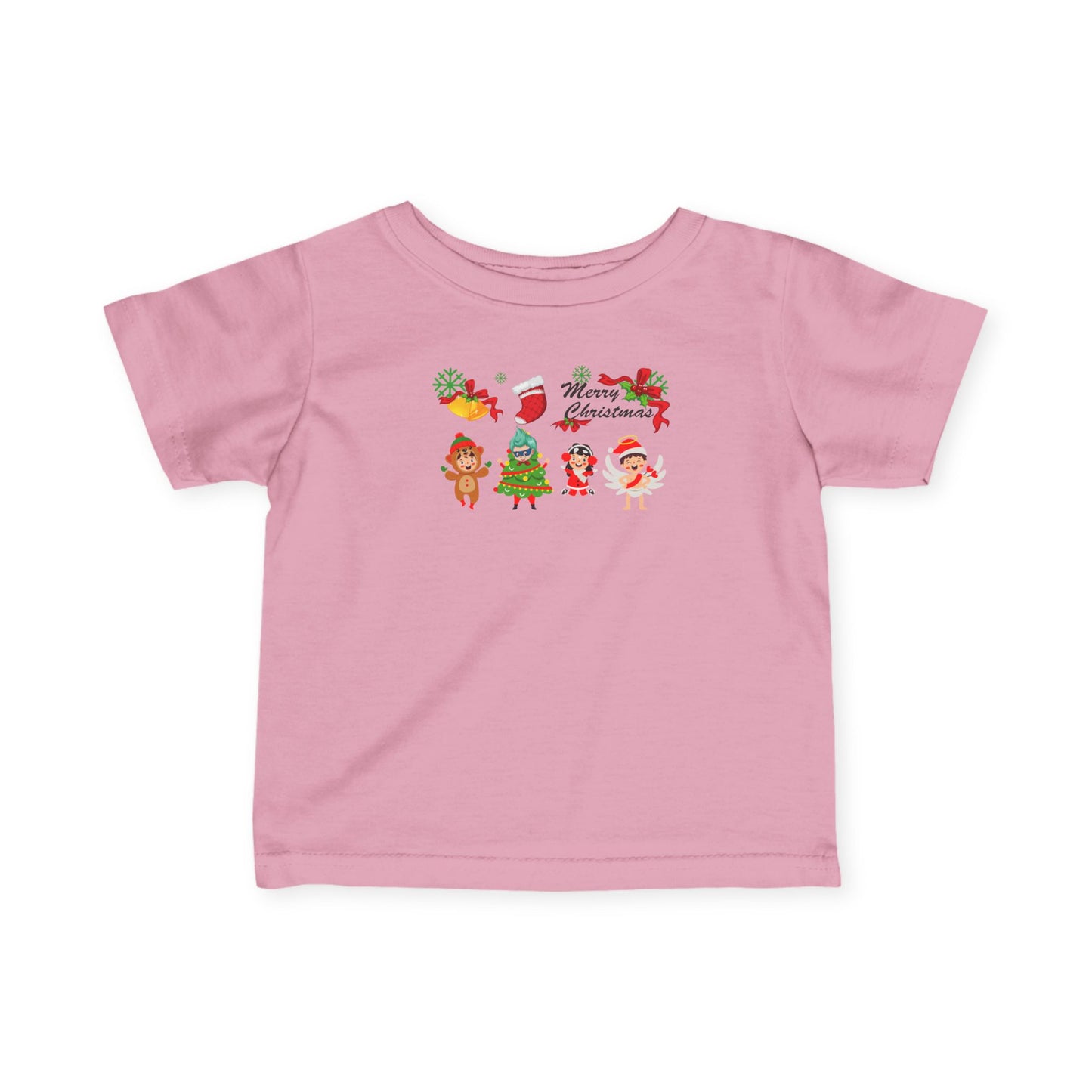 Infant Fine Jersey Tee - Merry christmas from super kid - [[{"value":"Wonderwear Kid"}]]