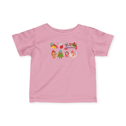 Infant Fine Jersey Tee - Merry christmas from super kid - [[{"value":"Wonderwear Kid"}]]