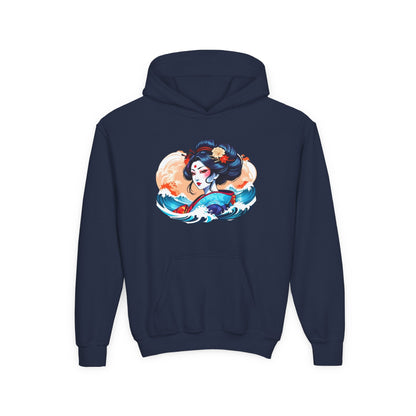 Kids Japanese Beauty Hoodie Printify