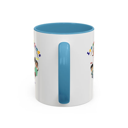 Accent Coffee Mug - Leo & Friends - Learning and growing - [[{"value":"Wonderwear Kid"}]]