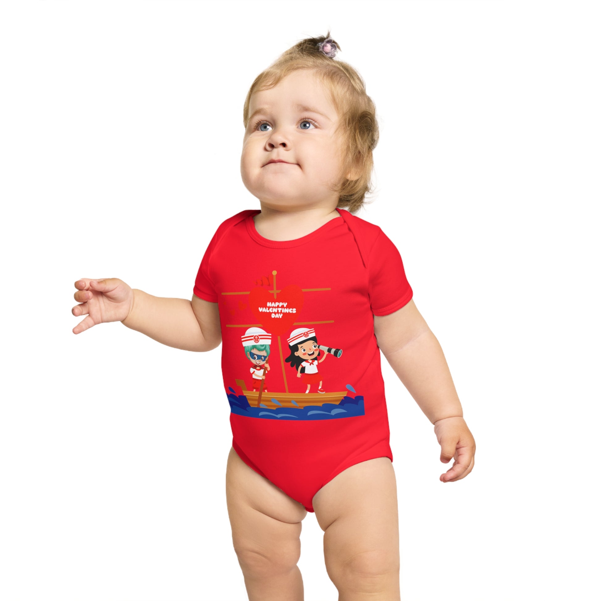 Infant Fine Jersey Bodysuit - Valentines -  Love sailing - [[{"value":"Wonderwear Kid"}]]