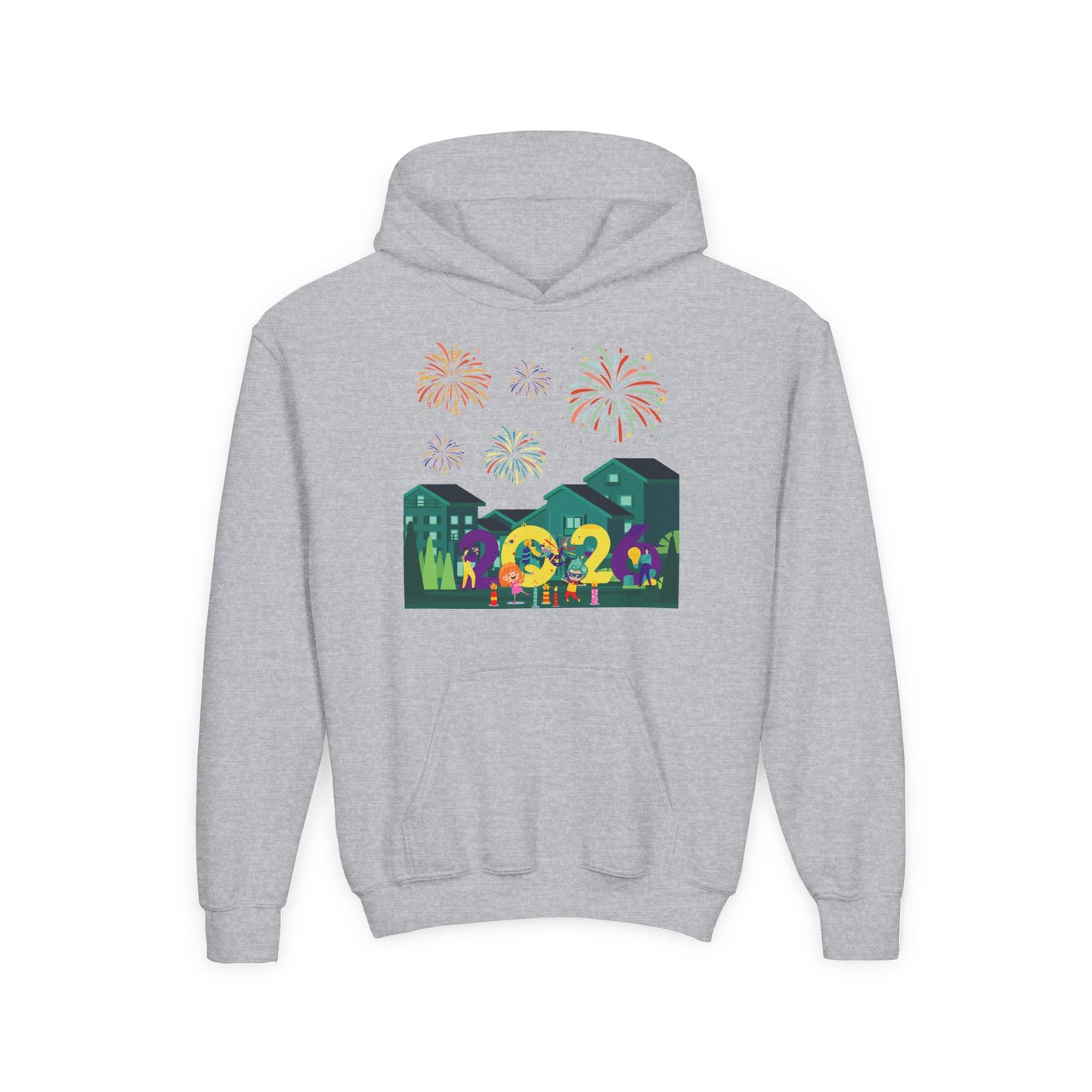Youth Heavy Blend Hooded Sweatshirt - Super kiddo on house