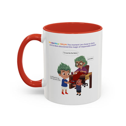 Accent Coffee Mug - WonderWear Origin - [[{"value":"Wonderwear Kid"}]]