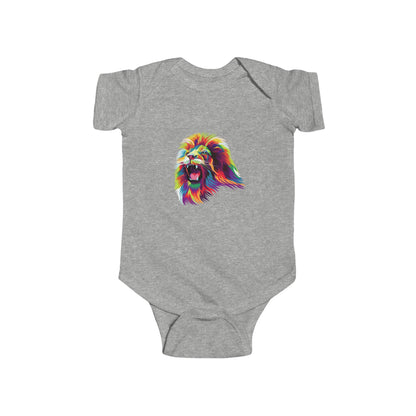 Adorable lion head infant bodysuit Printify