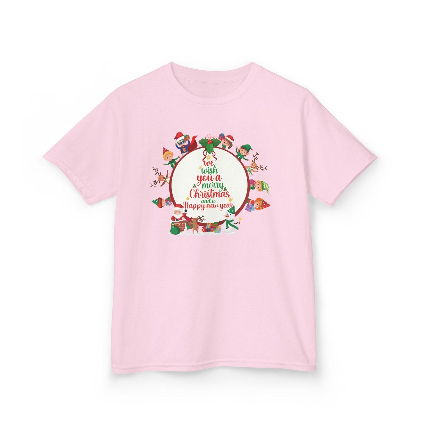 Kids Heavy Cotton™ Tee - We wish you a merry christmas - [[{"value":"Wonderwear Kid"}]]