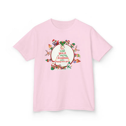 Kids Heavy Cotton™ Tee - We wish you a merry christmas - [[{"value":"Wonderwear Kid"}]]