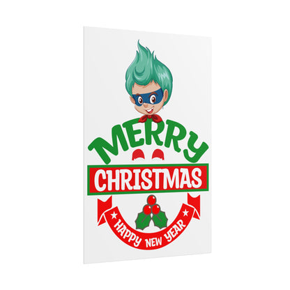 Rolled Posters - Merry chridtmas from super kiddo - [[{"value":"Wonderwear Kid"}]]