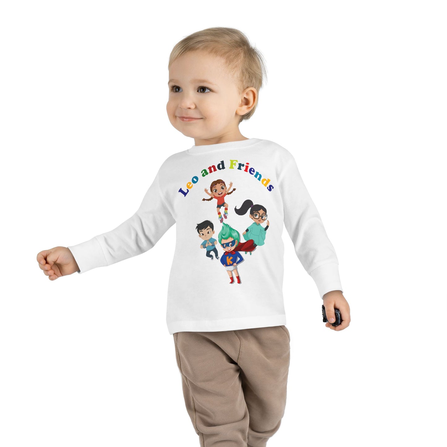 Toddler Long Sleeve Tee - Leo & Friends - [[{"value":"Wonderwear Kid"}]]