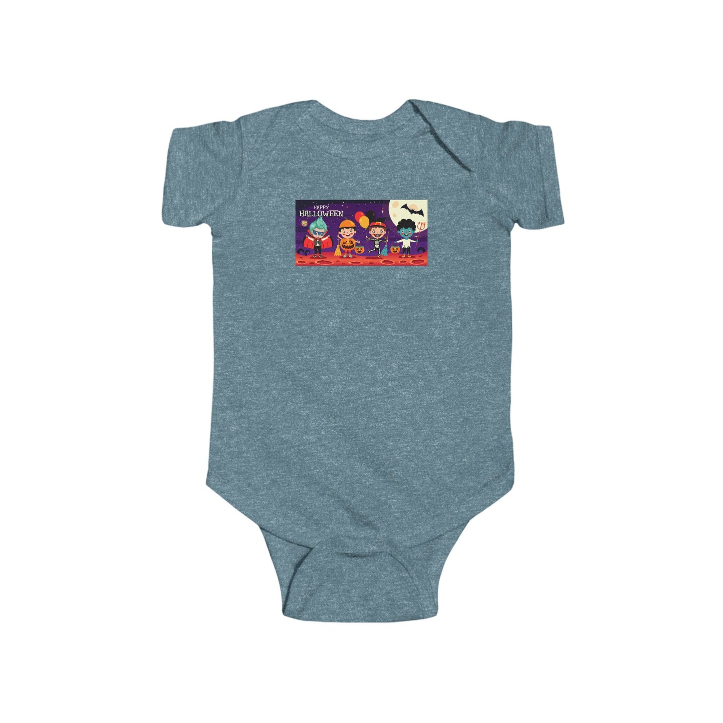 Infant Bodysuit - Super kiddo with friends on holloween - [[{"value":"Wonderwear Kid"}]]
